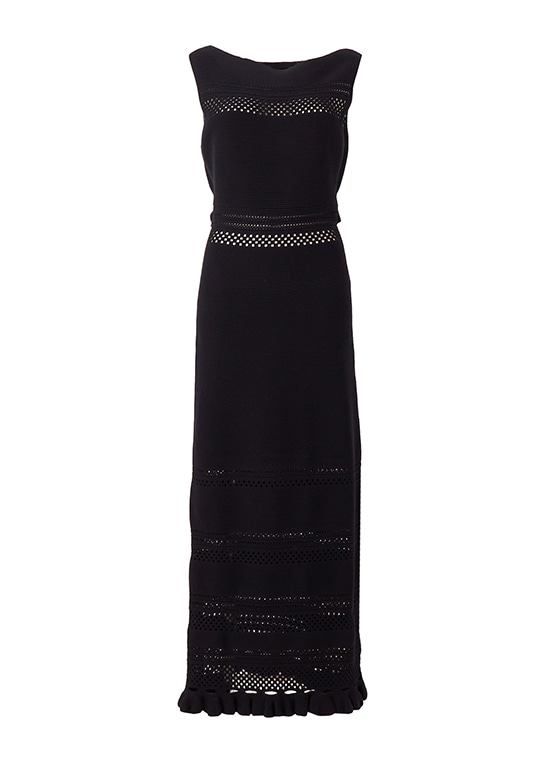 コットンニットノースリーブドレス