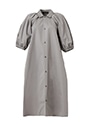 コットンパフスリーブドレス 詳細画像 スチールグレー 1