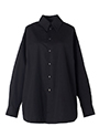 オーバーサイズレギュラーカラーシャツ 詳細画像 ブラック 1