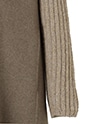 カシミヤラップコート スパンコール付きニット袖 詳細画像 カカオブラウン 5