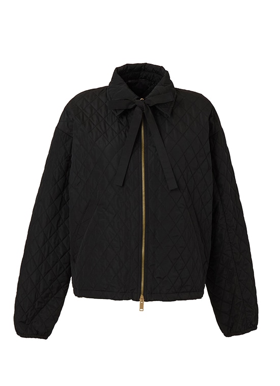 キルティングショートジャケット
