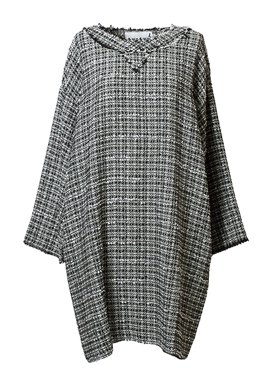 エフォートレス チェックワンピース