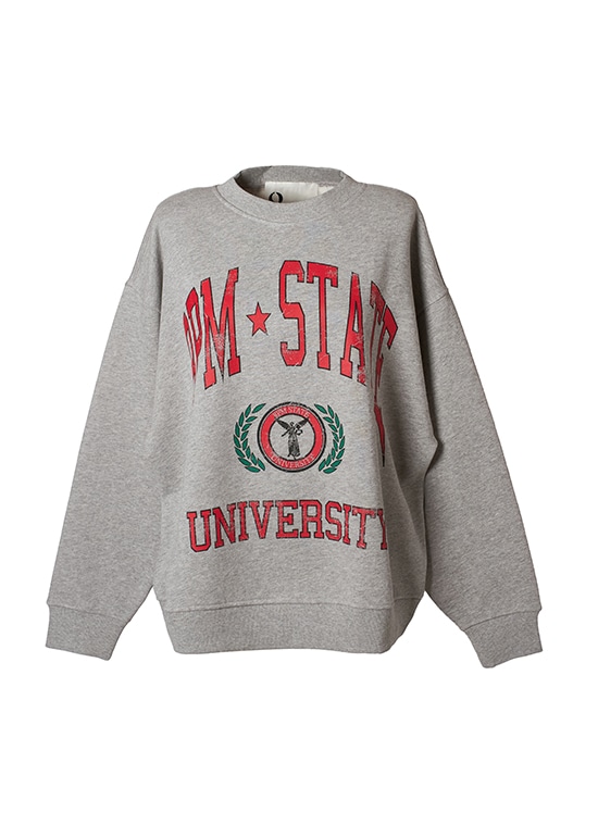 コットンカレッジロゴスウェット