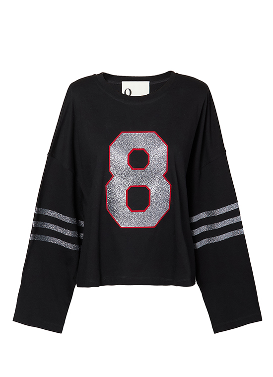 8プリント ロングスリーブトップ