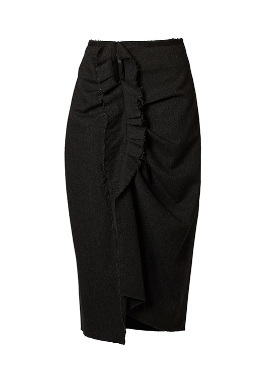 ギャザーデザインスカート