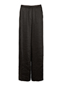 サテンライク ワイドパンツ 詳細画像 ブラック 1