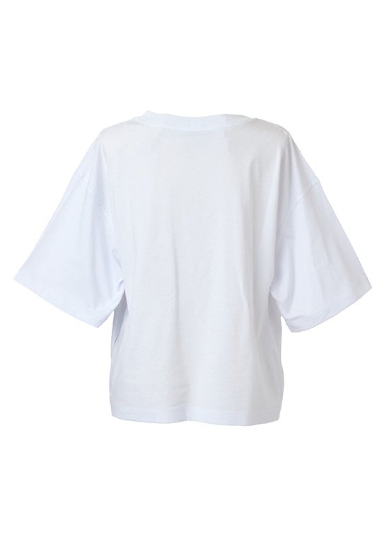 コットン ロゴプリントTシャツ 詳細画像 ホワイト／ブラック 3