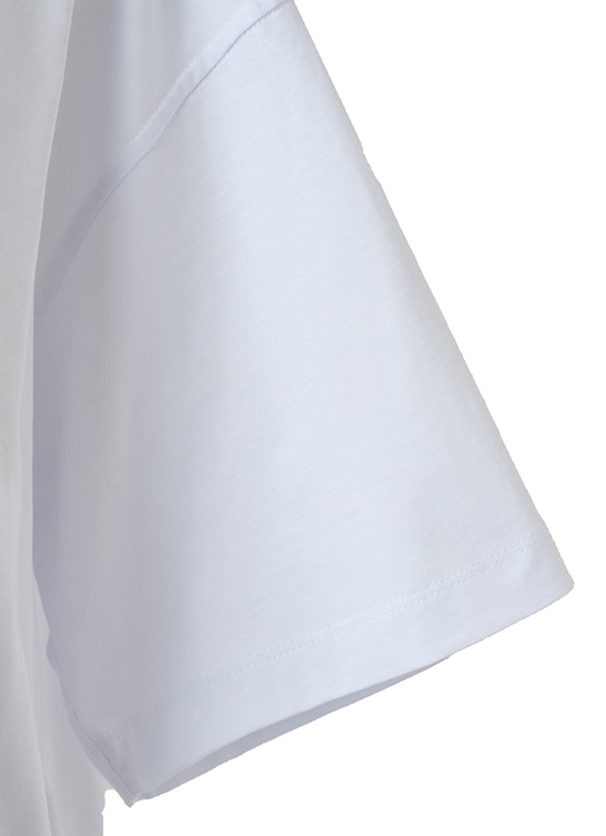 コットン ロゴプリントTシャツ 詳細画像 ホワイト／ブラック 5