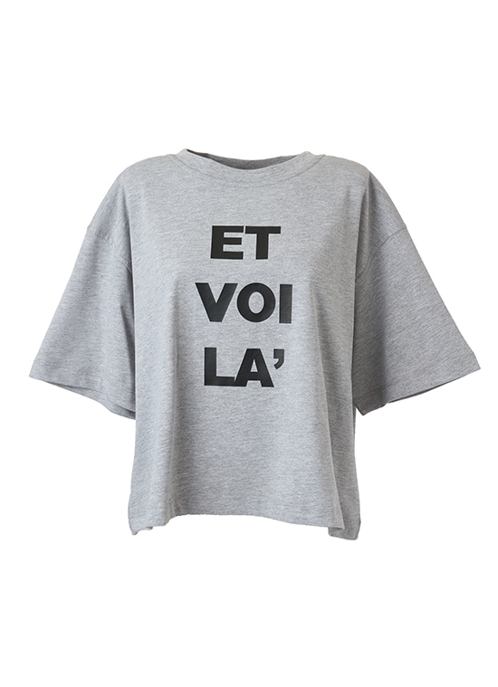 コットン ロゴプリントTシャツ