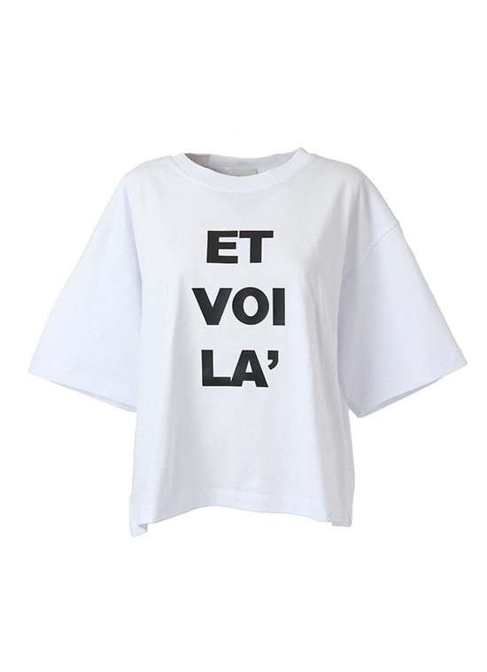 コットン ロゴプリントTシャツ