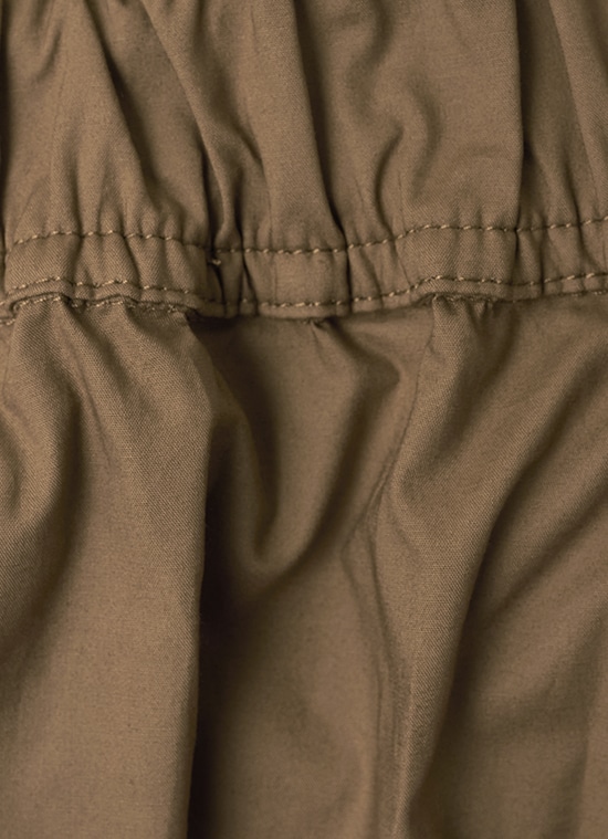 コットンストレッチ フロントボタンスカート 詳細画像 キャメル 6