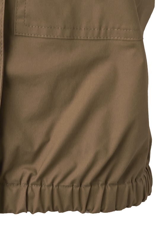 コットンストレッチ コンビネーショントップス 詳細画像 キャメル 6