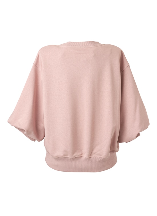 8ロゴプリント  ミドルスリーブスウェット 詳細画像 ピンク 3