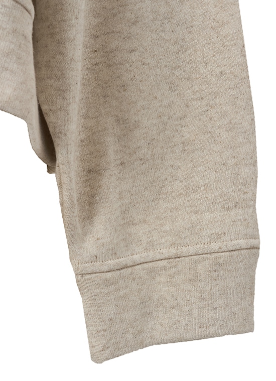 8ロゴプリント スパンコール切替プルオーバー 詳細画像 ベージュ 5