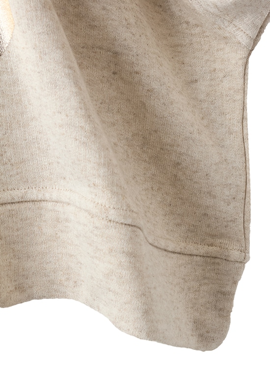 8ロゴプリント スパンコール切替プルオーバー 詳細画像 ベージュ 6