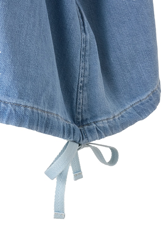 シャンブレー ワイドスリーブシャツ 詳細画像 ライトブルーデニム 6