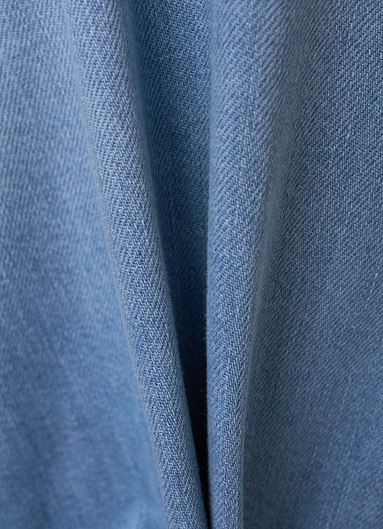 シャンブレー ワイドスリーブシャツ 詳細画像 ライトブルーデニム 7