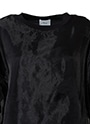 オーガンジー メッセージロゴ Tシャツ 詳細画像 ブラック 4