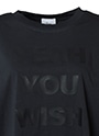 メッセージロゴ オーバーサイズTシャツ 詳細画像 チャコール 4