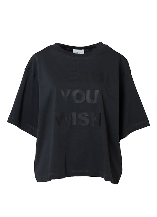 メッセージロゴ オーバーサイズTシャツ