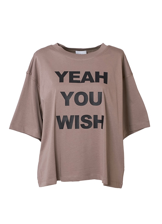 メッセージロゴ オーバーサイズTシャツ