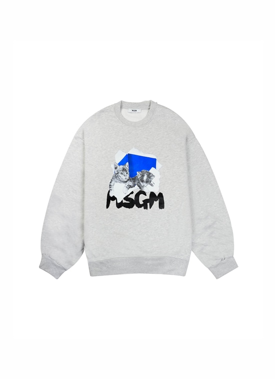 MSGM CAT グラフィック スウェットシャツ