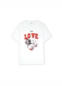 MSGM LOVE DOGS グラフィックTシャツ 詳細画像 ホワイト 1