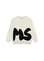 MSGM NEW BIG LOGO スウェットシャツ 詳細画像 オフホワイト 1