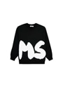 MSGM NEW BIG LOGO スウェットシャツ 詳細画像 ブラック 1