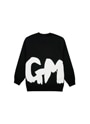 MSGM NEW BIG LOGO スウェットシャツ 詳細画像 ブラック 2