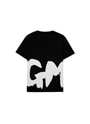 MSGM NEW BIG LOGO Tシャツ 詳細画像 ブラック×ホワイト 2