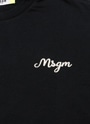 MSGM MILANO ラバーロゴ Tシャツ 詳細画像 ブラック 3