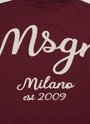 MSGM MILANO レイヤードロングスリーブTシャツ 詳細画像 メルロー 4