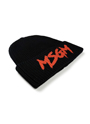 【NEW】MSGM KIDS グラフィティロゴ ビーニー 詳細画像 ブラック 3