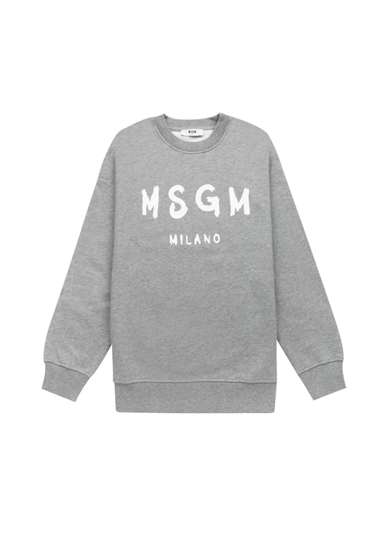 【NEW】MSGM KIDS ブラッシュロゴスウェットシャツ