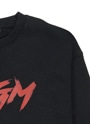 【NEW】MSGM KIDS グラフィティロゴ スウェットシャツ 詳細画像 ブラック 4