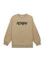 【NEW】MSGM KIDS グラフィティロゴ スウェットシャツ 詳細画像 キャメル 1