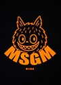 MSGM KIDS モンスターロゴ スウェットシャツ 詳細画像 ブラック 4