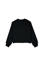 MSGM シャイニーロゴ スウェットシャツ 詳細画像 ブラック&times;ピンク 2