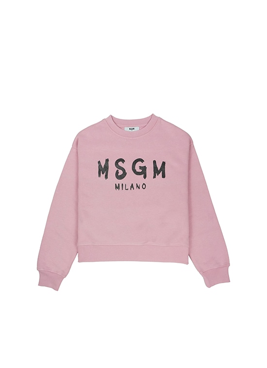 MSGM シャイニーロゴ スウェットシャツ