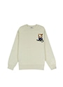 MSGM CUTE KITTY ビーズロゴ スウェットシャツ 詳細画像 オフホワイト 1