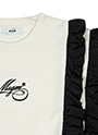 MSGM KIDS フリルディテール スウェットシャツ 詳細画像 オフホワイト 3