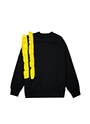 MSGM KIDS フリルディテール スウェットシャツ 詳細画像 ブラック 2