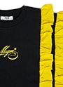 MSGM KIDS フリルディテール スウェットシャツ 詳細画像 ブラック 3