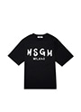 MSGM シャイニーロゴ Tシャツ 詳細画像 ブラック 1
