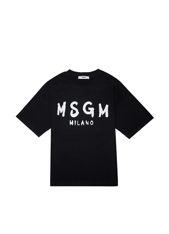 MSGM シャイニーロゴ Tシャツ