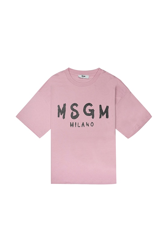 MSGM シャイニーロゴ Tシャツ