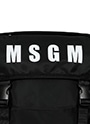 MSGM KIDS ロゴ バックパック 詳細画像 ブラック 5