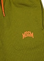 MSGM KIDS カレッジロゴ スウェットパンツ 詳細画像 ダークオリーブ 3