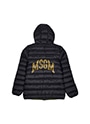 MSGM KIDS バックロゴ フーデッドジャケット 詳細画像 ブラック 2